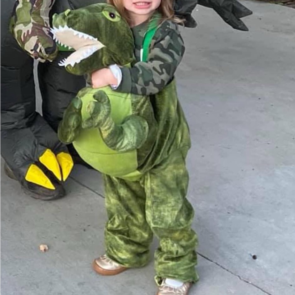 Toddler T-Rex costume